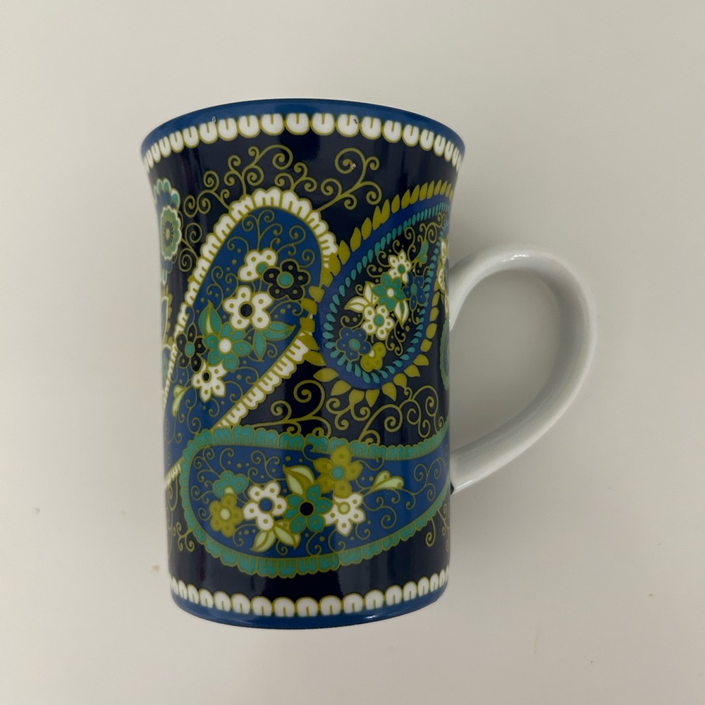 Vera Bradley Rhythm & Blues Ceramic Mug